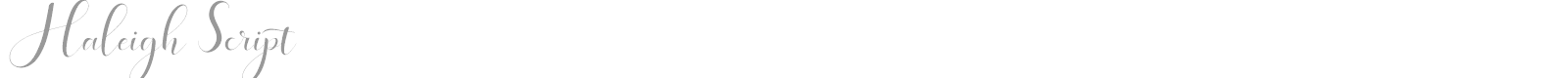 Haleigh Script font preview